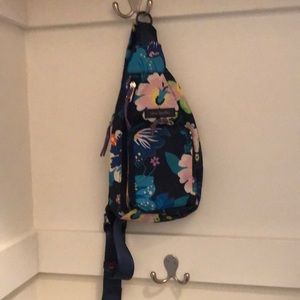 Vera Bradley sling backpack.